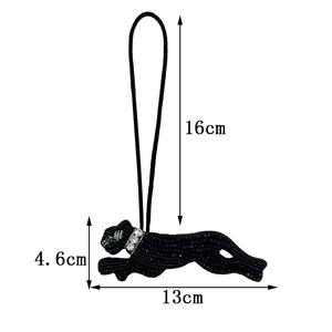 バッグ吊りロープチャームタイガーエレファントゼブラキャメルパッチクジラビーズアップリケバッグ装飾 - Product Image 6