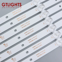 Strip lampu latar Tv Lcd baru lampu latar Tv untuk 3PFF5012/T3 43DL4012N/62 L43E6800 43HFF5952/T3 43l1600C