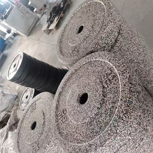 Dischi in Gomma EPDM da 20kg - Codificati per Colore e Bilanciati con Precisione per Competizioni e Allenamento Fitness - Product Image 4