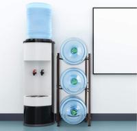 3 5-stufige, freistehende, nicht zusammenklappbare Metall-Wasserflaschenhalter für 5-Gallonen-Flaschen, abnehmbarer Flaschenhalter, multifunktionaler Organizer zur Aufbewahrung