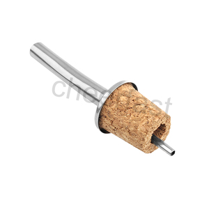 Verseurs de liqueur bouteille bouteille, bouchon de liège en bois, verseurs de vin rouge sec huile bière flacon de <span class=keywords><strong>Champagne</strong></span>, bouteille <span class=keywords><strong>bec</strong></span> de bouteille, <span class=keywords><strong>verseur</strong></span> de vin en acier inoxydable - Product Image 1