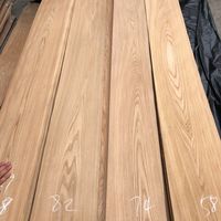 Placage en bois naturel de haute qualité d'usine Placage de décoration à coupe rotative 0.5mm Placages en bois d'orme pour meubles