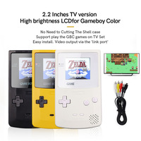Kit d'écran LCD rétroéclairé TV Version 2.2 pouces GBC pour console Gameboy Color GBC