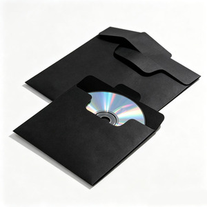 Pochettes en papier kraft brun de haute qualité 5 x 5 pour CD/DVD, enveloppes en papier cartonné pour CD - Product Image 5