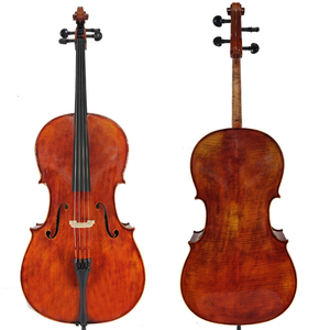 <span class=keywords><strong>Cello</strong></span> chuyên nghiệp chất lượng cao 4/4 làm thủ công, mặt gỗ vân sam, lưng và bên gỗ maple, sản xuất tại xưởng, hoàn toàn thủ công, chơi đàn piano cao cấp - Product Image 6