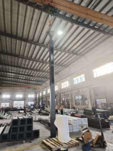 Lampe solaire de rue hybride tout-en-un intégrée, extérieure, du crépuscule à <span class=keywords><strong>l</strong></span>'<span class=keywords><strong>aube</strong></span>, industrielle, IP65, LED solaire pour les parkings - Product Image 4