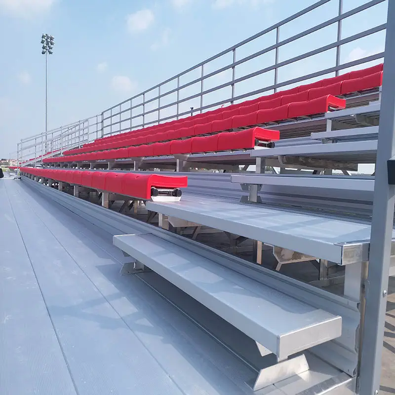 Stadion Sepak Bola Luar Ruangan Anti UV Tempat Duduk Universitas Injeksi Plastik