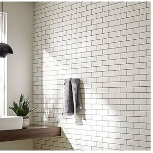 45x10 metri di <span class=keywords><strong>adesivo</strong></span> in vinile impermeabile di contattare autoadesivo della <span class=keywords><strong>parete</strong></span> di carta bianco e blu di mattoni carta <span class=keywords><strong>da</strong></span> parati per la casa soggiorno decorazione - Product Image 5