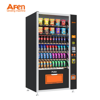 Afen Mini Distributeur Automatique Combiné à Monnayeur/Jeton Compresseur, Machine de Vente Automatique pour Aliments et Boissons, Vente en Gros USA Europe