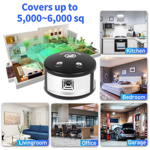 X-PEST 360 độ điện tử siêu âm Repeller ổ đĩa đi loài gặm nhấm côn trùng trong nhà kho và nhà để xe với sóng âm - Product Image 3