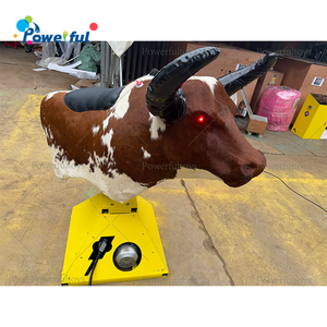 Simulateur de taureau mécanique réaliste en peau de vache, vitesse réglable, taureau de rodéo électrique pour carnaval, bar, club, événement - Product Image 3