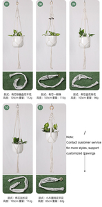 Handmade Plant Hanger 4 Legs Flowerpot Holder for Home & <b>Garden</b> Dropshipping <b>Hanging</b> Planter Wall Decoration - Product Image 4