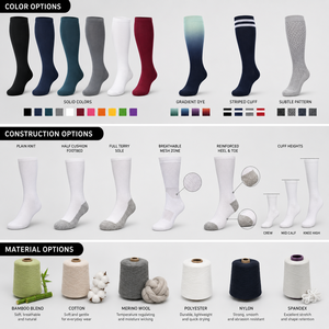 Breathable Men Women Knee High Athletic Support Stockings Pressure Sport <b>Socks</b> for <b>Running</b> Cycling <b>Compression</b> Outdoor <b>Socks</b> - Product Image 4