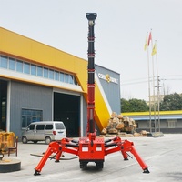 Grue araignée de 3 tonnes à flèche télescopique, mini-grue sur chenilles mobile, vente en gros