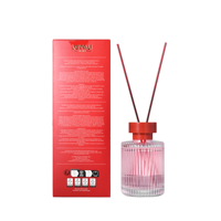 Diffuseur à roseaux grande capacité 130 ml, parfum cerisier oriental, directement de l'usine, pour la maison, décoration et cadeau, logo personnalisé, OEM, IFRA