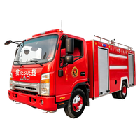 Camion de pompiers diesel à 6 roues, transmission 4x2, avec pompe à mousse pour la lutte contre les incendies d'urgence en zone urbaine et industrielle
