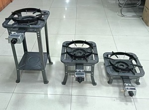 業務用鋳鉄製シングルバーナー、プロパンガスストーブ、屋外用業務用中華鍋調理器、高出力ポータブル家庭用レストラン向け - Product Image 4