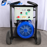 Nettoyeur haute pression électrique 500 bars 22 kW, machine de lavage à pression industrielle 22 L/min, usage intensif
