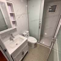 Maison mobile portable de luxe préfabriquée de 40 pieds ou 20 pieds, villa préfabriquée pliable et extensible avec 2, 3, 4 ou 5 chambres, maison conteneur