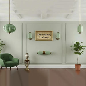 Amerikaanse Vintage Hal Plafondlamp Midden Oude Glazen Ijzeren Pompoen Lamp Restaurant Plafondlamp - Product Image 1