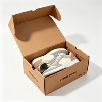 Usine d'impression, vente en gros, boîte d'emballage en papier kraft personnalisée de haute qualité, boîte en papier pour chaussures, vêtements, sous-vêtements, jupes, chemises, chaussettes