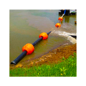 300*1000 मिमी फ्लोटिंग बैरियर प्लास्टिक पाइपलाइन बूय टिकाऊ एलपे चैनल फ्लोटिंग ड्रेजिंग पाइपलाइन पाइप फ्लोट - Product Image 5