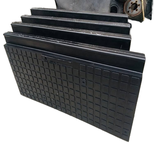 P60 P50 passaggio a livello ferroviario Pad bordo binario ferroviario pavimentazione pannello inserto piastra in gomma prodotti - Product Image 1