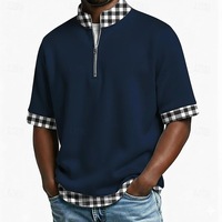 T-shirts de sport d'été décontractés pour hommes, style rétro, respirants, personnalisables OEM/ODM, à manches courtes pour l'entraînement en extérieur