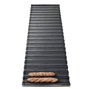 Bandeja para hornear <span class=keywords><strong>pan</strong></span> <span class=keywords><strong>de</strong></span> palo francés industrial, sartenes Baguette para producción europea <span class=keywords><strong>de</strong></span> horneado <span class=keywords><strong>congelado</strong></span> - Product Image 3