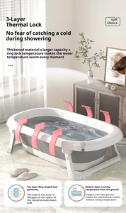 <span class=keywords><strong>Vaschetta</strong></span> Pieghevole in PP <span class=keywords><strong>per</strong></span> Neonati 0-12 Mesi, Design <span class=keywords><strong>per</strong></span> Posizione Seduta e Sdraiata, Compatibile con Lavatrice - Product Image 6