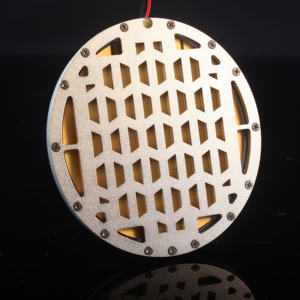 Haut-parleur planaire écologique FAcoustics Dia 97 mm avec diaphragme en aluminium doré pour écouteurs audiophiles - Product Image 5