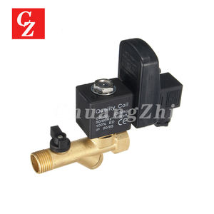 Valve de vidange électronique pointue et automatique, en laiton, 1/2 "AC 220V, 2 voies, pour compresseur d'air - Product Image 2