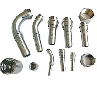 Conector Hidráulico Resistente a la Corrosión 45, Venta de Fábrica #   Conexiones Hidráulicas de Acero, Mangueras Reutilizables para Excavadoras, Uso General