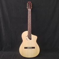High Glossy Spruce Top Rosewood Nylon String High Quality Performance Stage Guitar with Pickup Classic Guitar OEM