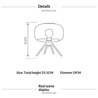 Lampe de table en verre nordique, moderne et minimaliste, lumière de nuit luxueuse, lampe de chevet décorative pour salon et chambre à coucher