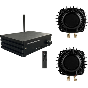 100w डिजिटल एम्पलीफायर के साथ समट्रोनिक 50w बास शेकर/कंपन ट्रांसड्यूसर किट के लिए - Product Image 1