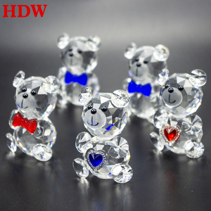 Lovely 2019 Hot Selling Small <strong>Crystal</strong> <strong>Animals</strong> Bear Antique Beatiful Glass <strong>Crystal</strong> Little Bear - Product Image 6