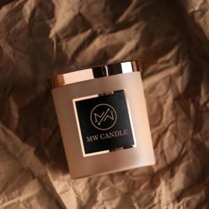 Thân Thiện Với Môi Tự Nhiên Sáp Đậu Nành Hoa Nến Thơm Với <span class=keywords><strong>Iris</strong></span> & Cam Hoa Hương Thơm Vừa Jar Cho Trang Trí Nội Thất Và Quà Tặng - Product Image 3