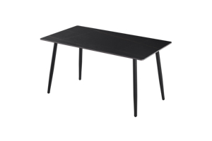 Tables à manger rectangulaires <span class=keywords><strong>Ginza</strong></span> 8 places en métal et pierre, style italien moderne, tables de luxe, plateau en marbre, table laminée - Product Image 4