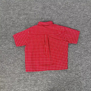 <span class=keywords><strong>Chemise</strong></span> en coton ample pour <span class=keywords><strong>homme</strong></span>, manches courtes, imprimée, personnalisable, 5XL <span class=keywords><strong>6XL</strong></span>, OEM, à carreaux, rétro, streetwear décontracté, impression de logo, légère et respirante - Product Image 2