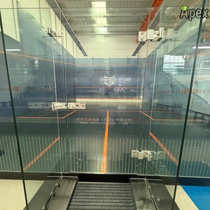 Qfan Offre Spéciale double court de <span class=keywords><strong>squash</strong></span> intérieur/extérieur professionnel avec installation de court de <span class=keywords><strong>squash</strong></span> portable en verre trempé disponible - Product Image 2