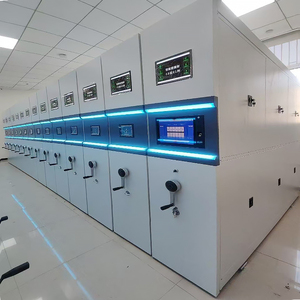 스마트 스토리지 사무용 가구 고밀도 강철 파일링 스토리지 이동식 선반 - Product Image 1