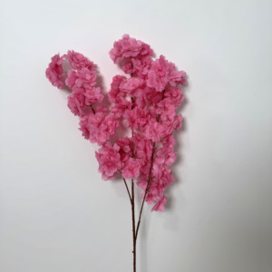 <span class=keywords><strong>Flor</strong></span> de cerezo falsa de seda 3 cabeza popular <span class=keywords><strong>flor</strong></span> rama de árbol <span class=keywords><strong>flor</strong></span> <span class=keywords><strong>Artificial</strong></span> Sakura flores de cerezo felpa para boda decoración del hogar - Product Image 6