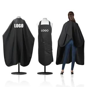 Customized Design Cape De Coiffeur Barbershop Capes Custom Logo Hairdressing Barber Hair Cutting Stylist Cape