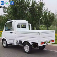 Camion électrique léger à benne basculante très demandé pour le transport de marchandises, l'usage agricole, petit pick-up électrique à quatre roues pour adultes