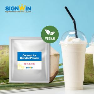 Poudre de smoothie instantané à la noix de coco, polyvalente et adaptée aux végétaliens, emballée en sachet en aluminium pour la préparation de boissons - Product Image 1