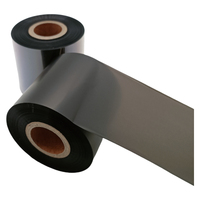 Lilin pita termal 110mm * 300m, untuk pencetak kode batang Zebra TSC Godex