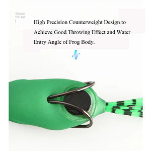 LUTAC China Super <span class=keywords><strong>Killer</strong></span> Frog señuelo 45mm 7g señuelo pesca nariz afilada pequeño doble gancho accesorios de pesca - Product Image 3