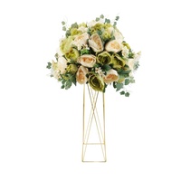 Boules de fleurs artificielles, décorations personnalisées, pour centre de table de mariage, 1 pièce