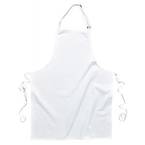 PORTWEST - S841WHR Delantal de babero blanco de polialgodón con bolsillo-EAN 5036108021031 CHEFS AND FOOD INDUSTRY WORKWEAR - Product Image 2
